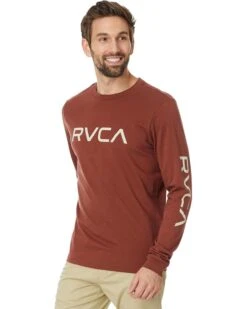 Big RVCA Long Sleeve Tee | Shirts & Tops