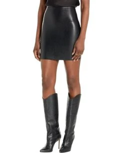 Commando Faux Leather Mini-Skort SK08 | Skirts