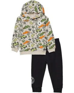 Converse Kids Desert Explorer Fleece Pullover Set (Little Kids) | Kids' Sets