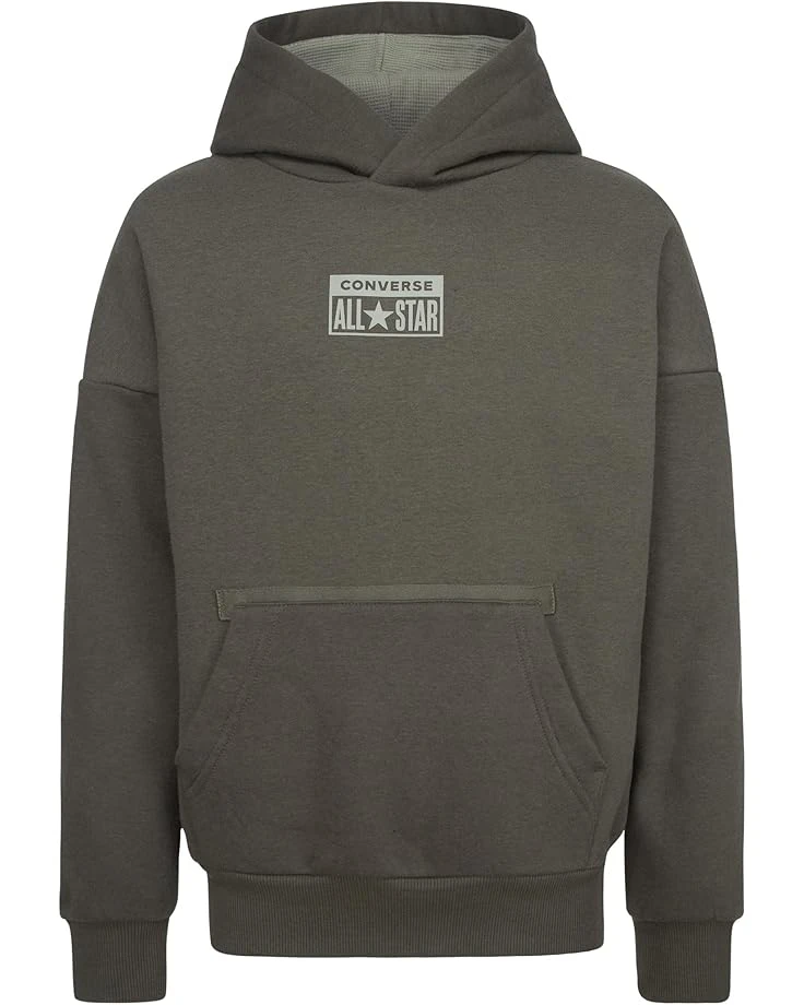 Converse Kids Relaxed Fleece Pullover Hoodie (Big Kids) | Hoodies & Sweatshirts - Image 3