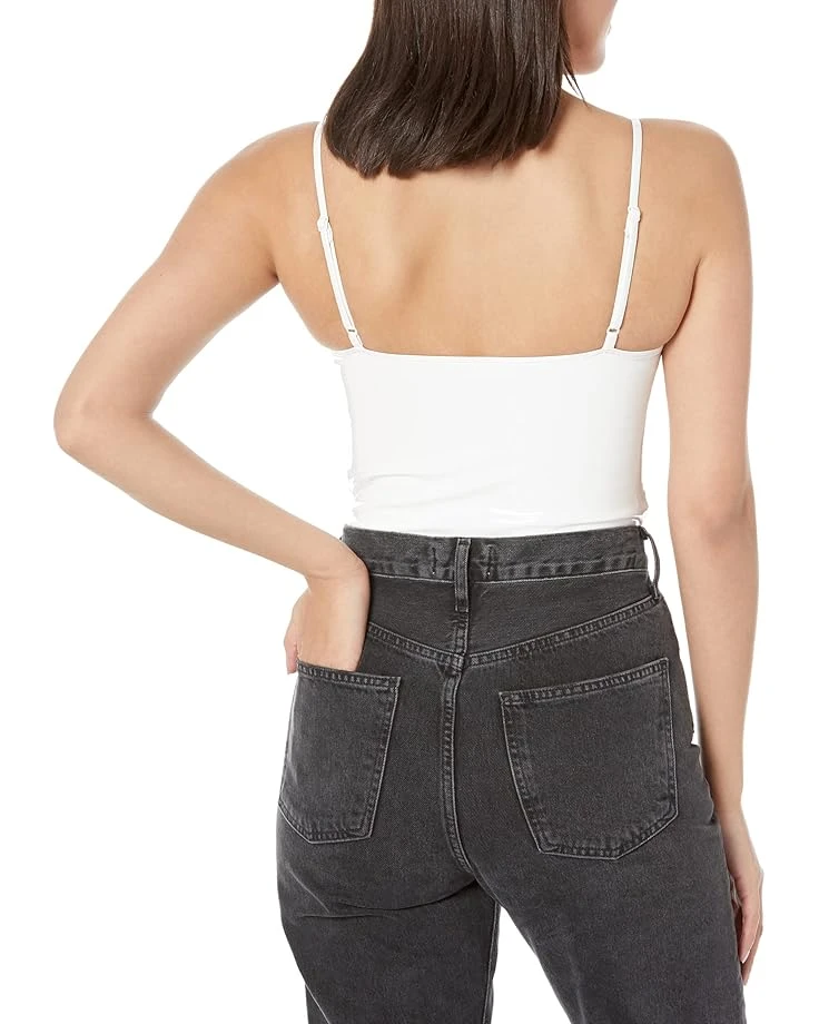 Commando Faux Patent Leather Spaghetti Strap Bodysuit BDS310 | Shirts & Tops - Image 2