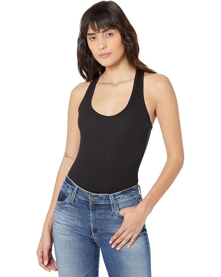 Commando Luxury Rib Racerback Tank Bodysuit RIB404 | Shirts & Tops
