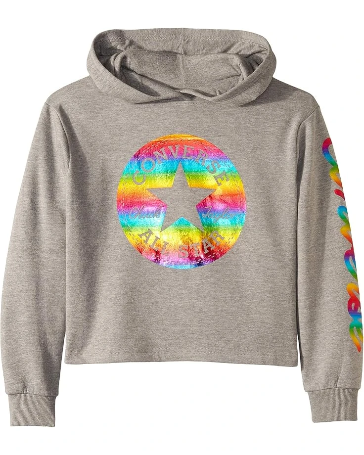 Converse Kids Chuck Patch Cropped Hoodie (Big Kids) | Hoodies & Sweatshirts - Image 2