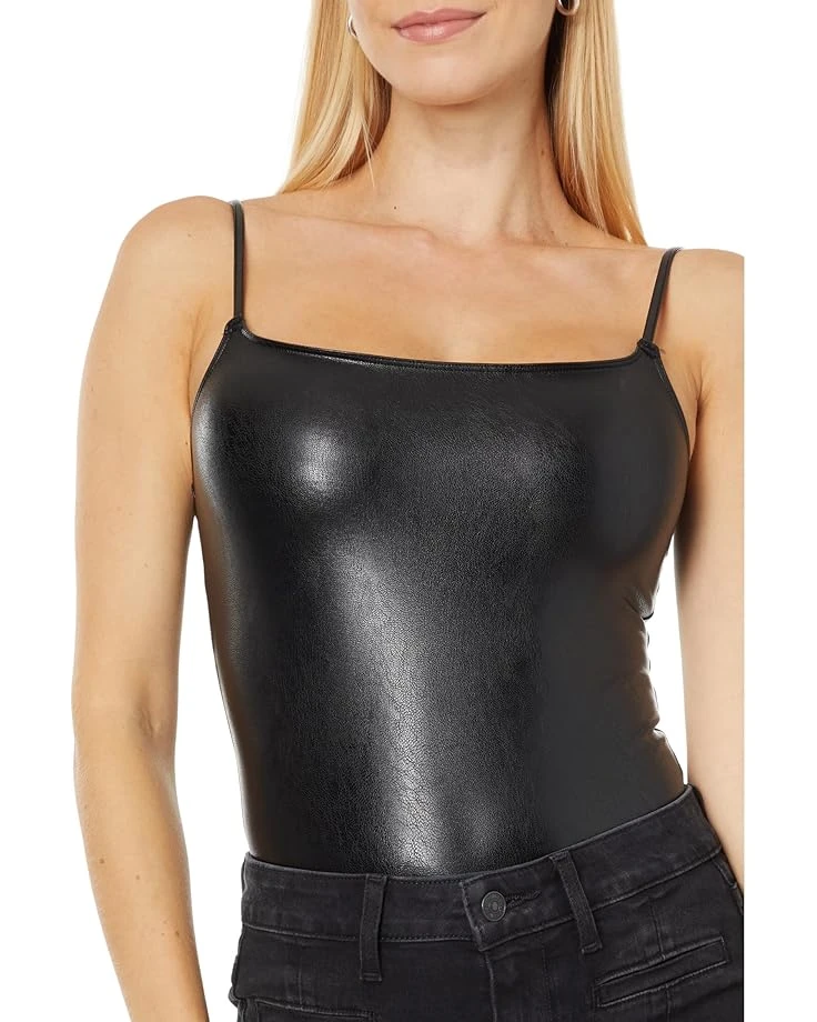 Commando Faux Leather Spaghetti Strap Bodysuit BDS309 | Shirts & Tops - Image 3