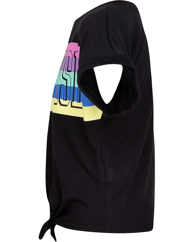 Converse Kids Striped Front Tie Top (Big Kids) | Shirts & Tops - Image 4