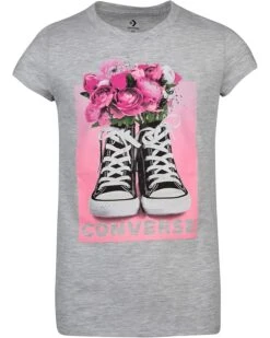 Converse Kids Sneaker Vase Tee (Little Kids) | Shirts & Tops