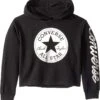 Converse Kids Chuck Patch Cropped Hoodie (Big Kids) | Hoodies & Sweatshirts
