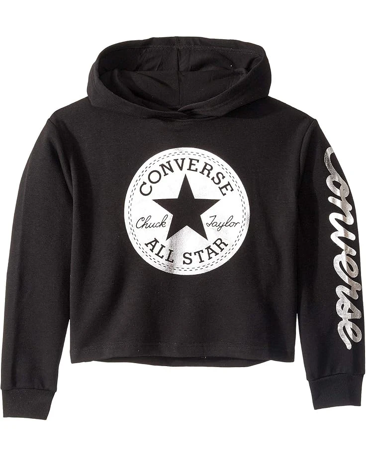 Converse Kids Chuck Patch Cropped Hoodie (Big Kids) | Hoodies & Sweatshirts